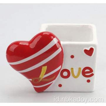 Dekorasi Keramik Hari Valentine